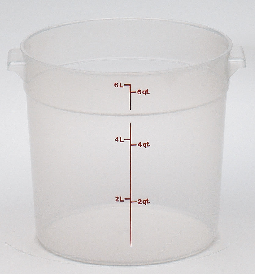 Cambro Round Translucent Container, Food Container - eKitchenary