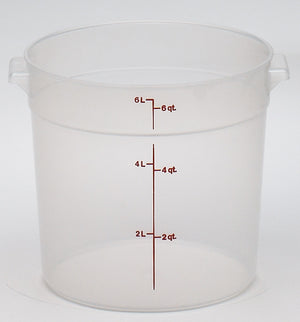 Cambro Round Translucent Container, Food Container - eKitchenary