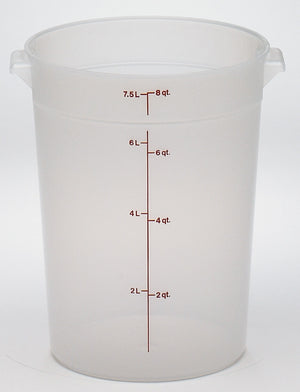 Cambro Round Translucent Container, Food Container - eKitchenary