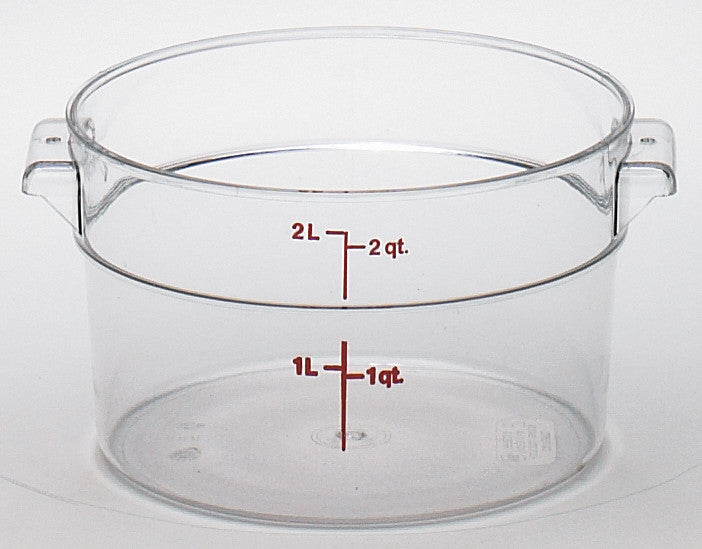 Cambro Round Clear Container, Food Container - eKitchenary