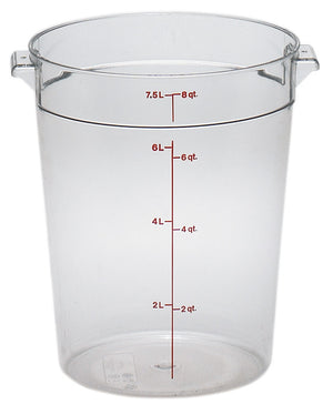 Cambro Round Clear Container, Food Container - eKitchenary