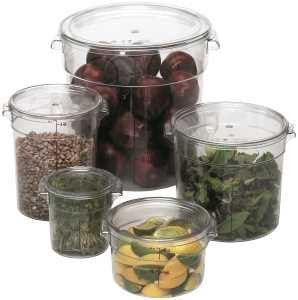 Cambro Round Clear Container, Food Container - eKitchenary