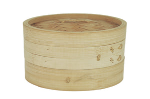 Stackable Bamboo Steamer Set (대나무 찜기), Cookware - eKitchenary