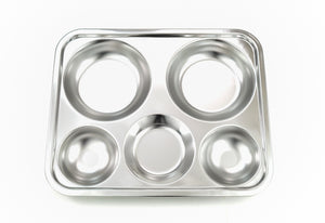 Stainless Steel Divided Tray, Stainless Steel - eKitchenary