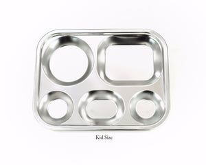 Stainless Steel Divided Tray, Stainless Steel - eKitchenary