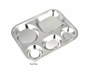 Stainless Steel Divided Tray, Stainless Steel - eKitchenary