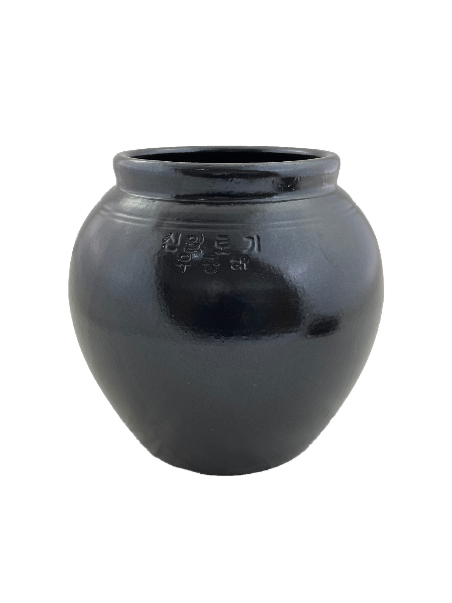 Korean Clay Pottery with Lid, Onggi Hangari 옹기 항아리