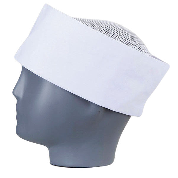 Cabilock Japanese Sushi Chef Hat Kitchen Waiter Cook Chef Cap Hat Skull Cap For Men And Women Blue Bamboo